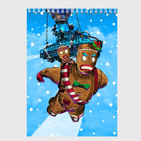 Скетчбук с принтом Пряничный человек в Тюмени, 100% бумага
 | 48 листов, плотность листов — 100 г/м2, плотность картонной обложки — 250 г/м2. Листы скреплены сверху удобной пружинной спиралью | 2020 | 2021 | christmas | cookie | dabb | epic games | fortnite | gingerbread man | new year | santa clause | skin | year | год | даб | дэб | игры | новогодний | новый год | печенье | пряник | пряничный человечек | рождество | санта клаус | скин | фортнай