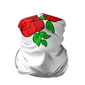 Бандана-труба 3D с принтом Scarlet Roses в Тюмени, 100% полиэстер, ткань с особыми свойствами — Activecool | плотность 150‒180 г/м2; хорошо тянется, но сохраняет форму | fashion flowers | fashion girl | love | букет | бутоны | жена | красные цветы | лепестки | летние | лето | листья | лучшая | люблю | мама | подарок | природа | растения | розочка | розы | сюрприз | узор | цветок | цветочки
