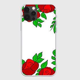 Чехол для iPhone 12 Pro Max с принтом Scarlet Roses в Тюмени, Силикон |  | fashion flowers | fashion girl | love | букет | бутоны | жена | красные цветы | лепестки | летние | лето | листья | лучшая | люблю | мама | подарок | природа | растения | розочка | розы | сюрприз | узор | цветок | цветочки