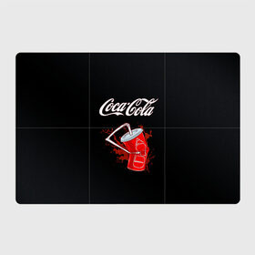 Магнитный плакат 3Х2 с принтом Coca Cola в Тюмени, Полимерный материал с магнитным слоем | 6 деталей размером 9*9 см | Тематика изображения на принте: coca cola | газировка | кола | лето | лимонад | свежесть | стакан