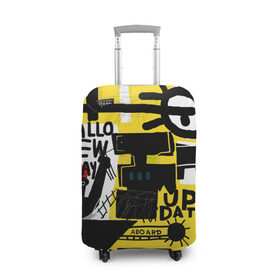 Чехол для чемодана 3D с принтом абстракция в Тюмени, 86% полиэфир, 14% спандекс | двустороннее нанесение принта, прорези для ручек и колес | 2020 | абстракция | граффити | стиль | тренд | уличный стиль | урбан