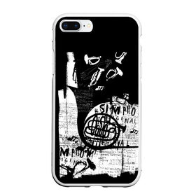Чехол для iPhone 7Plus/8 Plus матовый с принтом music в Тюмени, Силикон | Область печати: задняя сторона чехла, без боковых панелей | 2020 | абстракция | граффити | стиль | тренд | уличный стиль | урбан