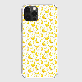 Чехол для iPhone 12 Pro Max с принтом Банановый рай в Тюмени, Силикон |  | bananas | circle | fruit | pattern | бананы | кружок | узор | фрукт