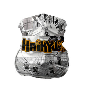 Бандана-труба 3D с принтом Haikyu в Тюмени, 100% полиэстер, ткань с особыми свойствами — Activecool | плотность 150‒180 г/м2; хорошо тянется, но сохраняет форму | haikyu | аниме | волейбол | манга | спортивная | фурудатэ | харуити