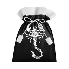 Подарочный 3D мешок с принтом Скорпион в Тюмени, 100% полиэстер | Размер: 29*39 см | знак зодиака | природа. | ракообразные | скорпион | ядовитые существа