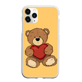 Чехол для iPhone 11 Pro Max матовый с принтом Мишка Тедди в Тюмени, Силикон |  | игрушка | игрушки | медведь | миша | мишкатедди | мягкаяигрушка | тедди