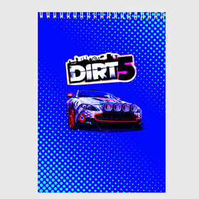 Скетчбук с принтом Dirt 5 в Тюмени, 100% бумага
 | 48 листов, плотность листов — 100 г/м2, плотность картонной обложки — 250 г/м2. Листы скреплены сверху удобной пружинной спиралью | dirt | dirt 4 | dirt 5 | dirt car | dirt logo | dirt racing | dirt машины | дирт 4 | дирт 5