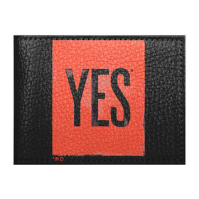 Обложка для студенческого билета с принтом Yes-No в Тюмени, натуральная кожа | Размер: 11*8 см; Печать на всей внешней стороне | Тематика изображения на принте: no | yes | да | надпись | нет | со звездочкой