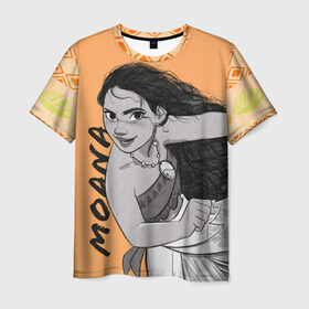 Мужская футболка 3D+ с принтом Moana в Тюмени, 100% микрофибра | круглый вырез горловины, длина до линии бедер | moana | vdzajul
