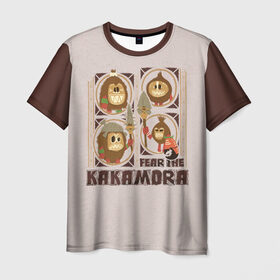 Мужская футболка 3D+ с принтом Fear the Kakamora в Тюмени, 100% микрофибра | круглый вырез горловины, длина до линии бедер | kakamora | moana | vdzajul