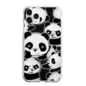 Чехол для iPhone 11 Pro матовый с принтом Смешные панды в Тюмени, Силикон |  | животные | медведи | мишки | мультяшки | смешные панды