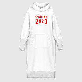 Платье удлиненное хлопок с принтом Fcking 2020 в Тюмени,  |  | 2020 | литл биг | новый год