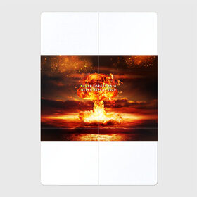 Магнитный плакат 2Х3 с принтом Never forget 2020 в Тюмени, Полимерный материал с магнитным слоем | 6 деталей размером 9*9 см | Тематика изображения на принте: 2020 | never forget | взрыв | огонь | ядерный гриб