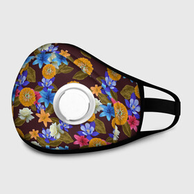 Маска из неопрена Exotic Flowers: в Тюмени, неопрен 100% | Форма огибающая нос. Резинки для ушей с дополнительной резинкой на затылке. Клапан для выдоха для активного дыхания при занятиях спортом. Эластичный материал маски и окантовки для лучшего растяжения и прилегания маски.&nbsp; | fashion | flower | forest | garden | nature | spring | summer | trend | ботаника | весенние | весенняя | весна | иллюзия | лес | лето | объемные | природа | растения | сад | трендовая | флористика | цветки | цветок | цветочки