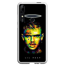 Чехол для Honor P Smart Z с принтом LIL PEEP в Тюмени, Силикон | Область печати: задняя сторона чехла, без боковых панелей | Тематика изображения на принте: lil | lil peep | logobombing | peep. лил | pump | rap | xxx | xxxtenticon | пип | с лил пипом