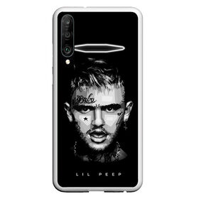 Чехол для Honor P30 с принтом LIL PEEP WB в Тюмени, Силикон | Область печати: задняя сторона чехла, без боковых панелей | lil | lil peep | logobombing | peep. лил | pump | rap | xxx | xxxtenticon | пип | с лил пипом