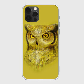 Чехол для iPhone 12 Pro Max с принтом Сова в Тюмени, Силикон |  | ночнойхищник | птица | сова | филин | хищник
