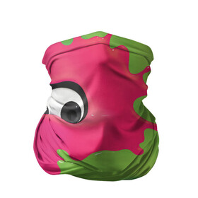 Бандана-труба 3D с принтом Splatoon в Тюмени, 100% полиэстер, ткань с особыми свойствами — Activecool | плотность 150‒180 г/м2; хорошо тянется, но сохраняет форму | splatoon | глаза | сплатун
