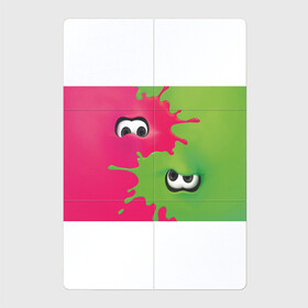 Магнитный плакат 2Х3 с принтом Splatoon в Тюмени, Полимерный материал с магнитным слоем | 6 деталей размером 9*9 см | splatoon | глаза | сплатун