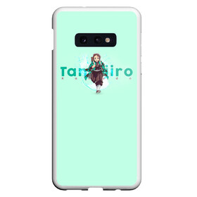 Чехол для Samsung S10E с принтом Tanjiro Kamado в Тюмени, Силикон | Область печати: задняя сторона чехла, без боковых панелей | kimetsu no yaiba | nezuko | tanjiro kamado | zenitsu agatsuma | камадо | клинок рассекающий демонов | незуко | танджиро камадо