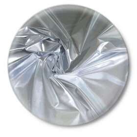Значок с принтом Фольга в Тюмени,  металл | круглая форма, металлическая застежка в виде булавки | fashion | foil | texture | vanguard | авангард | мода | текстура | фольга