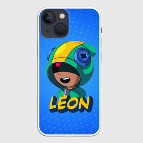 Чехол для iPhone 13 mini с принтом BRAWL STARS LEON в Тюмени,  |  | brawl stars | games | leon | бравл старс | бравл старс амбер | браул старс | игры | легендарный бравлер | леон