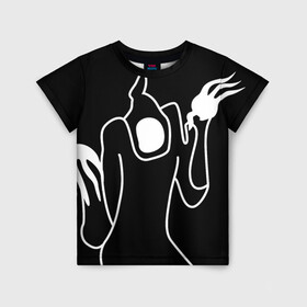 Детская футболка 3D с принтом Haunted Family в Тюмени, 100% гипоаллергенный полиэфир | прямой крой, круглый вырез горловины, длина до линии бедер, чуть спущенное плечо, ткань немного тянется | Тематика изображения на принте: haunted family | kizaru | rap | кизару | рэп | хип хоп