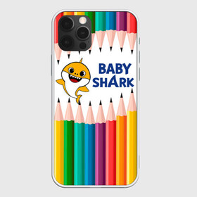 Чехол для iPhone 12 Pro Max с принтом Baby Shark в Тюмени, Силикон |  | Тематика изображения на принте: baby | baby shark | shark | акула | анимация | бэби | бэби шарк | дети | мультфильм | песня | ребенок | шарк