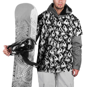 Накидка на куртку 3D с принтом Haunted Family Призраки в Тюмени, 100% полиэстер |  | Тематика изображения на принте: hip hop | kizaru | rap | паттерн | приведение | призрак | рэп | толпа | хип хоп