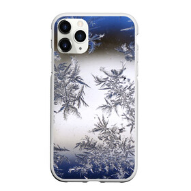 Чехол для iPhone 11 Pro Max матовый с принтом Морозная свежесть в Тюмени, Силикон |  | Тематика изображения на принте: зима | зимний узор | мороз | морозный узор | узор