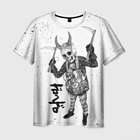 Мужская футболка 3D с принтом Dorohedoro Tidaruma в Тюмени, 100% полиэфир | прямой крой, круглый вырез горловины, длина до линии бедер | anime | dorohedoro | ebisu | manga | аниме | дорохедоро | манга | эбису