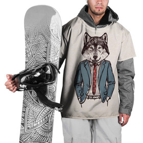 Накидка на куртку 3D с принтом ХИПСТЕР ВОЛК в Тюмени, 100% полиэстер |  | alter ego | always be yourself | be positive | big | fashion | fashion man | hipster | wolf | wolfs | волк | галстук | животные | пиджак | собака | хипстер | я есть стиль