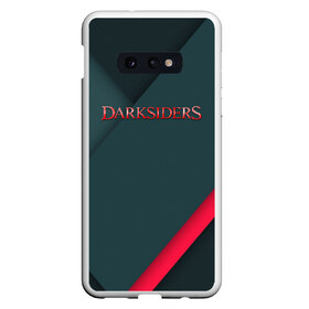 Чехол для Samsung S10E с принтом DARKSIDERS ДАРКСАЙДЕРС (S) в Тюмени, Силикон | Область печати: задняя сторона чехла, без боковых панелей | Тематика изображения на принте: armour | dark siders | darksiders | darksiders 2 | darksiders genesis | death | game | horse | ldarksiders | man | monster | sword | апокалипсис | всадник апокалипсиса | дарксайдерс