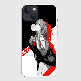 Чехол для iPhone 13 с принтом Asuka Langley Evangelion в Тюмени,  |  | anime | evangelion | girl | nerv | аниме | аска | аска ленгли сорью | аска лэнгли сорью | асочка | вайфу | девушка | ева | евангелион | ленгли | нерв | тян