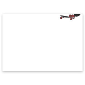 Поздравительная открытка с принтом Jesus Skate в Тюмени, 100% бумага | плотность бумаги 280 г/м2, матовая, на обратной стороне линовка и место для марки
 | jesus | skateboard | иссус скейтбордист