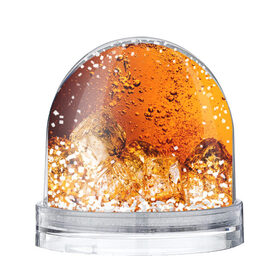 Снежный шар с принтом КОЛА В СТАКАНЕ в Тюмени, Пластик | Изображение внутри шара печатается на глянцевой фотобумаге с двух сторон | cola | colla | кола | колла | напитки | пузыри