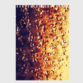 Скетчбук с принтом КОЛА в Тюмени, 100% бумага
 | 48 листов, плотность листов — 100 г/м2, плотность картонной обложки — 250 г/м2. Листы скреплены сверху удобной пружинной спиралью | Тематика изображения на принте: cola | colla | кола | колла | напитки | пузыри