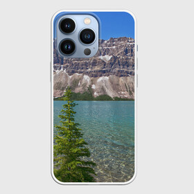 Чехол для iPhone 13 Pro с принтом Горное озеро в Тюмени,  |  | Тематика изображения на принте: lake | mountain | гора | горное озеро | ель | озеро