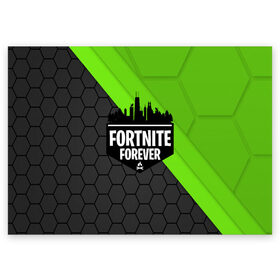 Поздравительная открытка с принтом FORTNITE / ФОРТНАЙТ (S) в Тюмени, 100% бумага | плотность бумаги 280 г/м2, матовая, на обратной стороне линовка и место для марки
 | epic games | fortnite | game | gamer | игры | фортнайт