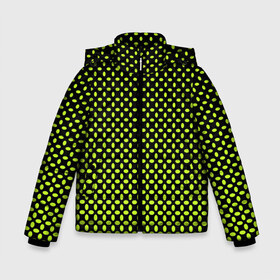 Зимняя куртка для мальчиков 3D с принтом Зеленая клетка в Тюмени, ткань верха — 100% полиэстер; подклад — 100% полиэстер, утеплитель — 100% полиэстер | длина ниже бедра, удлиненная спинка, воротник стойка и отстегивающийся капюшон. Есть боковые карманы с листочкой на кнопках, утяжки по низу изделия и внутренний карман на молнии. 

Предусмотрены светоотражающий принт на спинке, радужный светоотражающий элемент на пуллере молнии и на резинке для утяжки | 