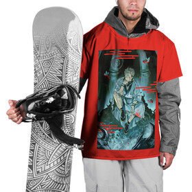 Накидка на куртку 3D с принтом JUJUTSU KAISEN сидит в Тюмени, 100% полиэстер |  | Тематика изображения на принте: jujutsu kaisen | аниме | магическая битва | манга