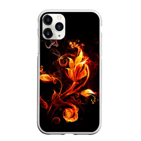 Чехол для iPhone 11 Pro Max матовый с принтом Огненный цветок в Тюмени, Силикон |  | Тематика изображения на принте: огненный цветок | огонь | узор | узор в огне | цветок | цветок в огне.