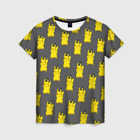 Женская футболка 3D с принтом Пикачу эмодзи в Тюмени, 100% полиэфир ( синтетическое хлопкоподобное полотно) | прямой крой, круглый вырез горловины, длина до линии бедер | baby | cartoon | emoji | happy | kawaii | pika pika | pikachu | pokemon go | team | детям | зайчик | иви | кавайный | кролик | малыш | мордочка | мультяшный | персонажи аниме | пика пика | пикачу | покемоны | улыбка | ушки | щеки | эмоции | 