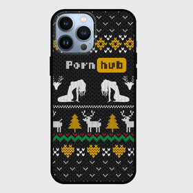 Чехол для iPhone 13 Pro Max с принтом Pornhub свитер с оленями в Тюмени,  |  | 2021 | knit | knitted | merch | new year | sweater | ugly sweater | вязанный | вязяный | зимний | лого | логотип | мерч | новый год | олени | рождественский | рождественский свитер | рождес