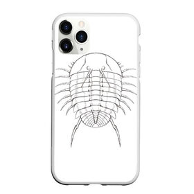 Чехол для iPhone 11 Pro Max матовый с принтом трилобит агрессивный в Тюмени, Силикон |  | Тематика изображения на принте: агрессия | доисторические животные | жуткие животные | насекомые | палеонтология | трилобиты