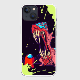 Чехол для iPhone 13 с принтом AMONG US   MONSTER в Тюмени,  |  | among | among us | amongus | crewmate | game | games | imposter | impostor | logo | monster | sabotage | shhh | амонг | амонг ас | амонгас | игра | игры | импостер | космос | крюмейт | лого | логотип | логотипы | монстр | саботаж | символ | сим