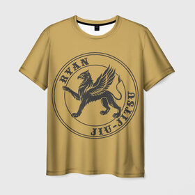 Мужская футболка 3D с принтом Райан джиу-джитсу в Тюмени, 100% полиэфир | прямой крой, круглый вырез горловины, длина до линии бедер | борьба | восточные единоборства | джиу джитсу | единоборства | спорт.