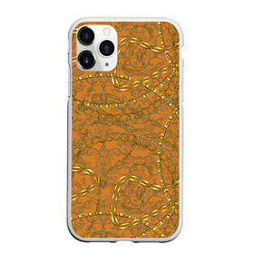 Чехол для iPhone 11 Pro Max матовый с принтом Chane в Тюмени, Силикон |  | chane | cool | fashion | hype | pattern | круто | мода | узор | хайп | цепь