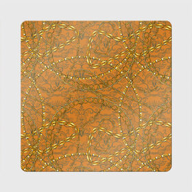 Магнит виниловый Квадрат с принтом Chane в Тюмени, полимерный материал с магнитным слоем | размер 9*9 см, закругленные углы | chane | cool | fashion | hype | pattern | круто | мода | узор | хайп | цепь