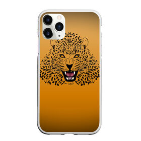 Чехол для iPhone 11 Pro матовый с принтом Леопард в Тюмени, Силикон |  | big cat | cat | leopard | кот | кошка | леопард
